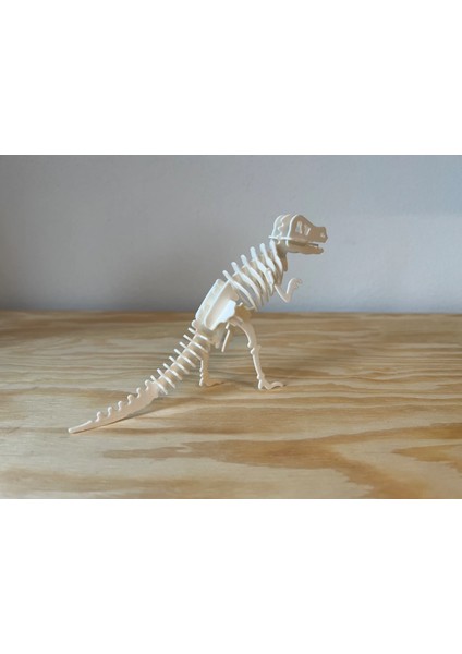 T-Rex 3D Dinozor Puzzle Maket Kiti 29 Parça | Kurulabilir Oyuncak Iskelet | Hobi Eğitim Koleksiyon