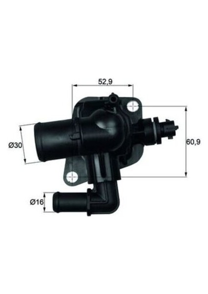 Mahle-Knecht-Behr TI15088 Termostat 88C G105488 Plastık Govde Punto Evo 1.3 Jtd 09>12-Astra J 1.3 Cdtı 9