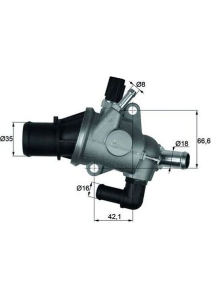 Mahle-Knecht-Behr TI16388 Termostat 88C° Alfa Romeo 147 1.6 16V