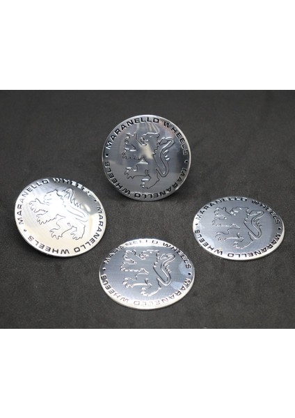 Jant Göbek Arma Ithal Metal Sticker Maranello Dizayn