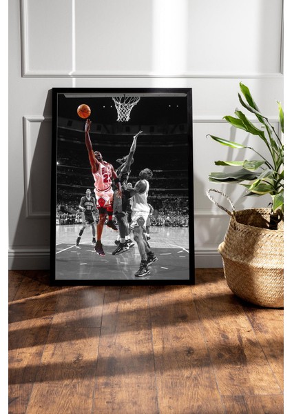 Michael Jordan Çerçeveli Tablo - Basketbol Nba Posteri Tablo fiyatları