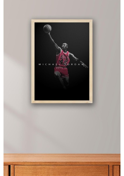 Michael Jordan Çerçeveli Tablo - Chicago Bulls Nba Posteri Tablo fiyatları