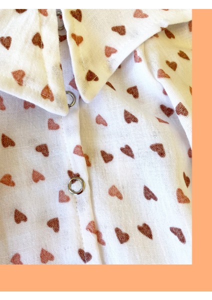 Kalp Desenli Müslin Köpek Gömleği fiyatları