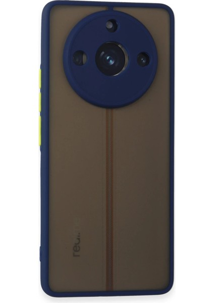 Realme 11 Pro Kılıf Montreal Silikon Kapak - Lacivert Mrayd
