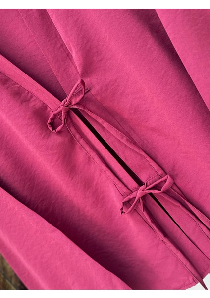 Mironia Önü Bağcıklı Cupra Kısa KIMONO-MF212 Bordo modelleri