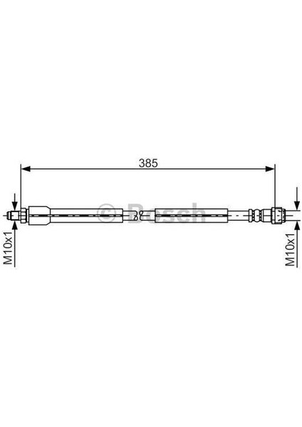 1987476949 Fren Hortumu On. 385.00 mm