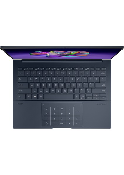 Zenbook 14 Intel Core Ultra 7 255H 16GB LPDDR5X 512GB SSD Intel Arc Graphics 14.0" Wuxga OLED 400NIT Windows 11 Pro Dokunmatik Taşınabilir Bilgisayar UX3405CAP01 + Zettaçanta
