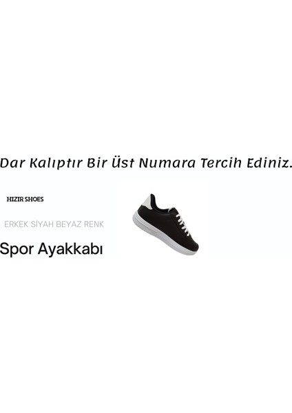 Erkek Siyah Beyaz Günlük & Spor Ayakkabı indirimleri