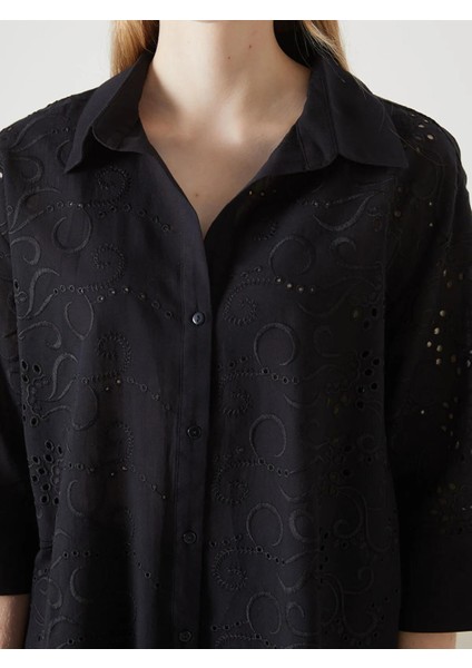 Lcw Vision Ajurlu Oversize Kadın Gömlek (S5) modelleri