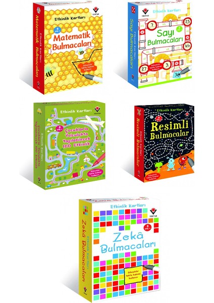 Etkinlik Kartları Zeka+ Matematik+ Sayı+Resimli+ Çocuklarla Yolculukta Yapılacak 100 Etkinlik