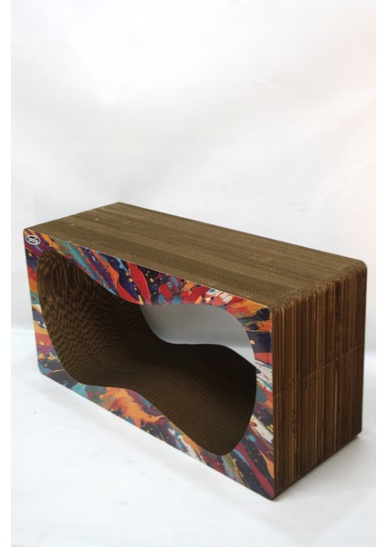 Kedi Tırmalama Kanepesi Karton Kedi Tırmalama Yatay Tırmalama- Xlarge (68X24X33 Cm)- Çok Renkli modelleri