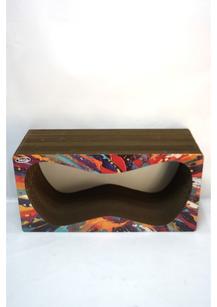 Kedi Tırmalama Kanepesi Karton Kedi Tırmalama Yatay Tırmalama- Xlarge (68X24X33 Cm)- Çok Renkli fırsatları