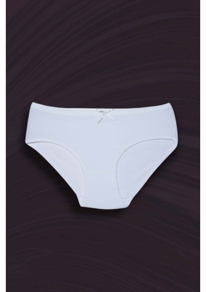 3'lü Düz Fiyonklu Kız Çocuk Pamuklu Slip Külot modelleri