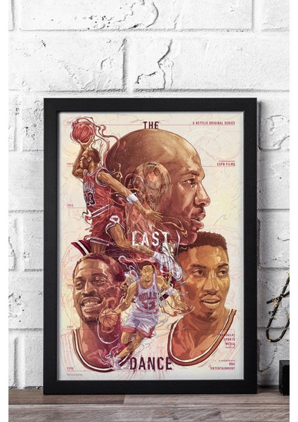 Michael Jordan Çerçeveli Tablo - The Last Dance Posteri Tablo