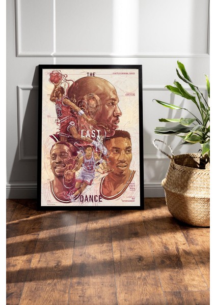 Michael Jordan Çerçeveli Tablo - The Last Dance Posteri Tablo fiyatları