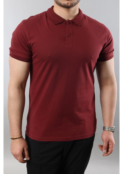 Erkek Slim Fit Dar Kesim Pamuklu Yumuşak Doku Nefes Alan Kumaş Erkek Polo Yaka T Shirt modelleri