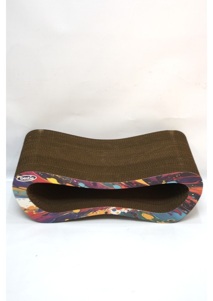 Kedi Tırmalama Kanepesi Karton Kedi Tırmalama Yatay Tırmalama- Medium (51X24X17 Cm)- Çok Renkli fırsatları