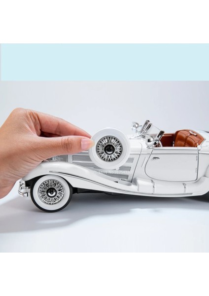 _mercedes-Benz 500K (W29) Klasik Araba Modeli 1:18 Ölçek Koleksiyoner Oyuncak Hediyelik modelleri