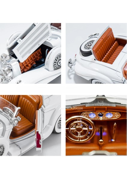 _mercedes-Benz 500K (W29) Klasik Araba Modeli 1:18 Ölçek Koleksiyoner Oyuncak Hediyelik fırsatları