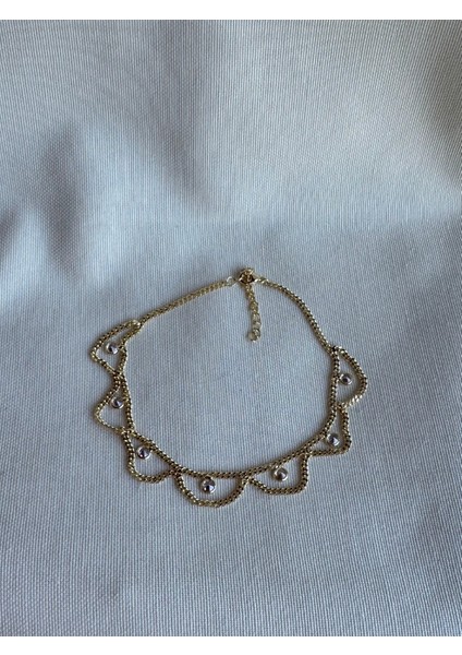 Özel Seri Taşlı Kalın Zincir Sallantılı Halhal modelleri