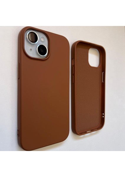 iPhone 15 Uyumlu Lansman İçi Kadife Esnek Soft Silikon Kılıf modelleri