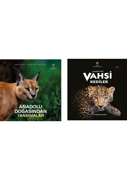 Anadolu Doğasından Yansımalar+ Anadolu'daki Vahşi Kediler 2 Kitap