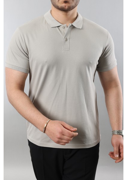 Erkek Slim Fit Dar Kesim Pamuklu Yumuşak Doku Nefes Alan Kumaş Erkek Polo Yaka T Shirt modelleri