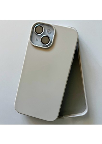 iPhone 15 Uyumlu Lansman İçi Kadife Esnek Soft Silikon Kılıf