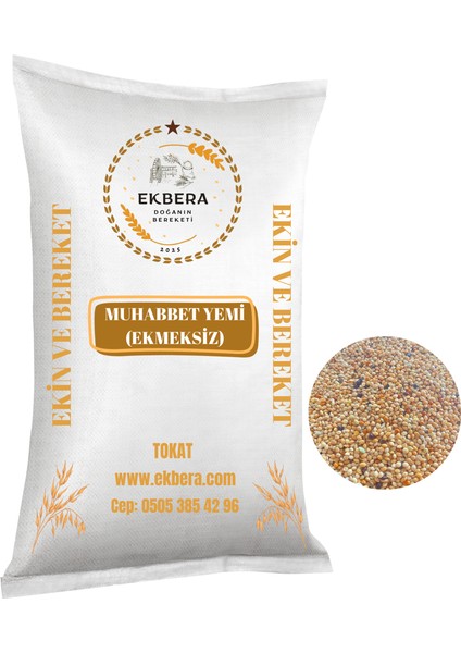 Karışık Muhabbet Yemi – Yeni Mahsül - 5 kg - Ekmeksiz