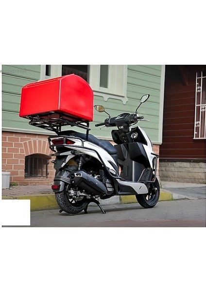 Rks Vrs 125 Kızaklı Kurye Çanta Demiri Ergoline Sürgülü Pizzacı Paket Demiri Supermoto
