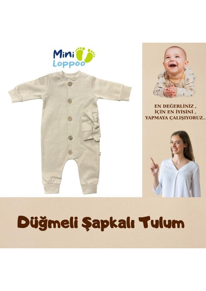Düğmeli Bebek Tulum modelleri