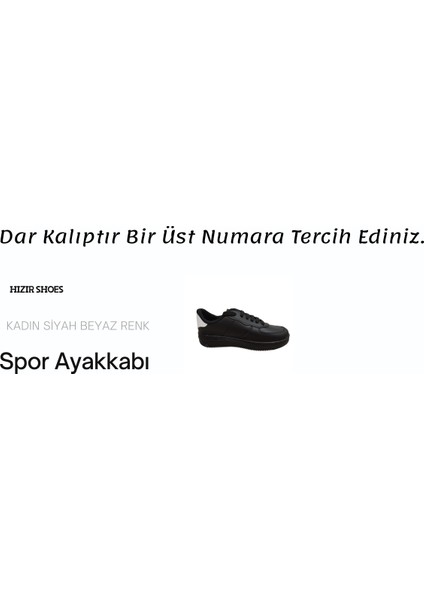 Kadın Siyah Beyaz Günlük&spor Ayakkabı fırsatları