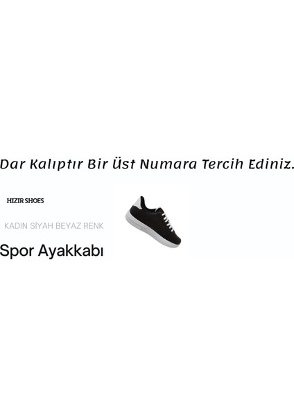Kadın Siyah Beyaz Günlük&Spor Ayakkabı indirimleri