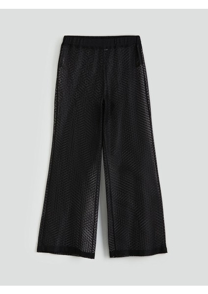 Yeni Sezon Beli Lastikli Dantelli Kadin Plaj Pantolonu - S5L806Z8 indirimleri