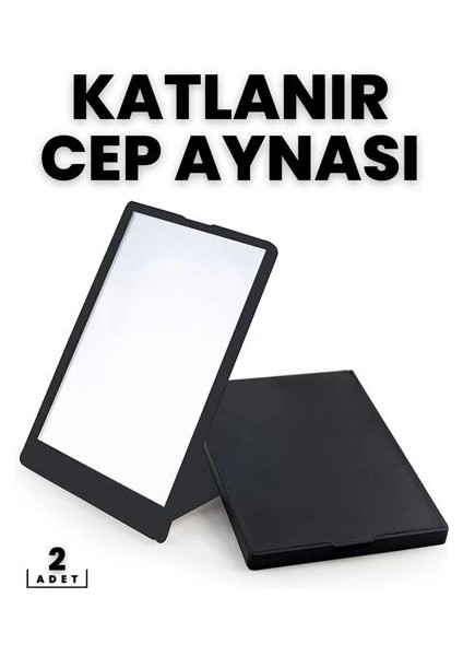 Bfs Katlanabilir Mini Çanta Aynası 2 Li Set.gzpmi