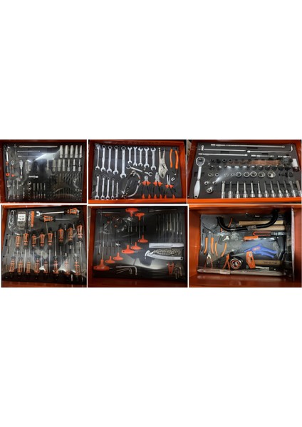 6 Çekmece 312 Pcs Dolu Takım Arabası RTA6312 fiyatları
