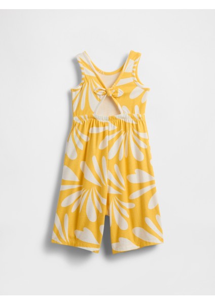 Kız Bebek Sarı Cutout Tulum Elbise fiyatları