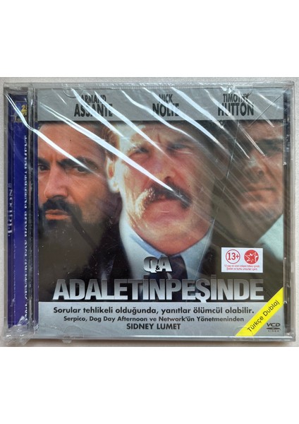 Adaletin Peşinde VCD Film (Orijinal Dönem Baskı Vcd)