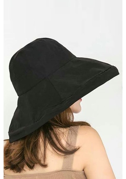 Kadın Oversize Uv Korumalı Bucket Plaj Şapkası Çift Taraflı modelleri