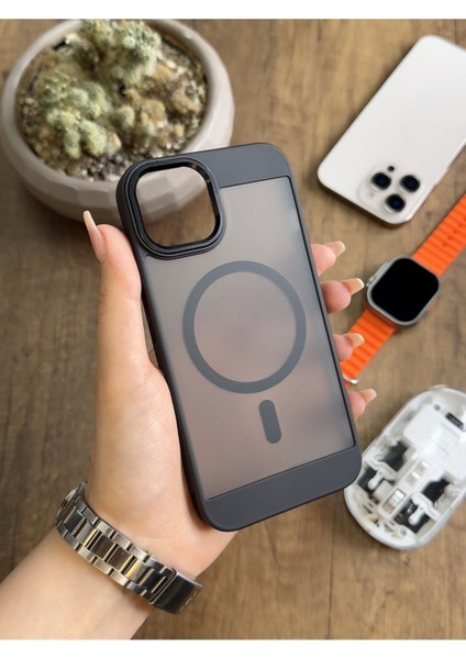 iPhone 15 Pro Max Magsafe Uyumlu Silikon Kılıf SOOCASE635