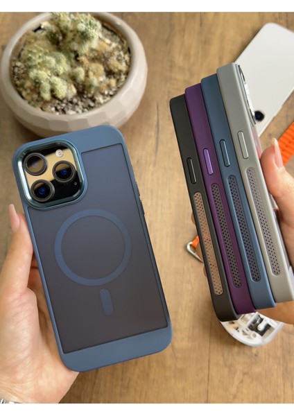 iPhone 15 Pro Max Magsafe Uyumlu Silikon Kılıf SOOCASE635