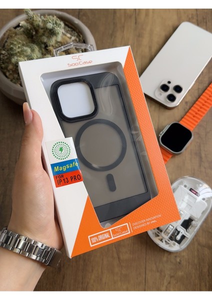 iPhone 13 Pro Magsafe Uyumlu Silikon Kılıf SOOCASE635