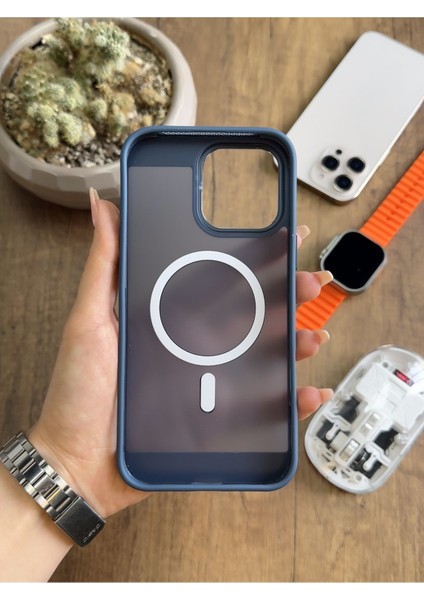 iPhone 16 Pro Max Magsafe Uyumlu Silikon Kılıf SOOCASE635