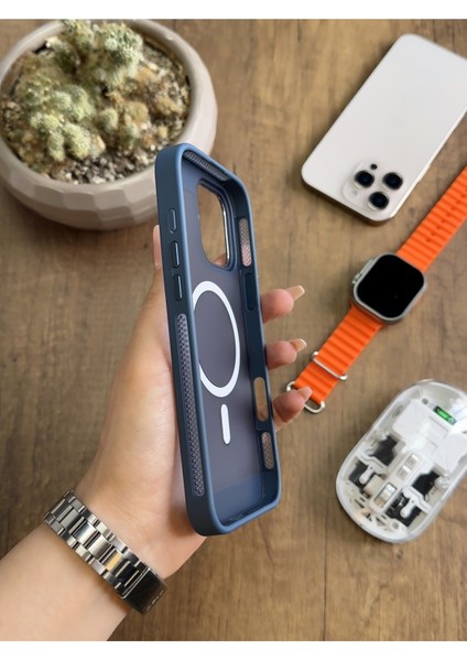 iPhone 16 Pro Max Magsafe Uyumlu Silikon Kılıf SOOCASE635