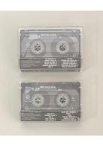 Metallica With Michael Kamen Conducting The San Francisco Symphony Orchestra S&m 2 x Kaset (Orjinal Dönem Baskı) fiyatları
