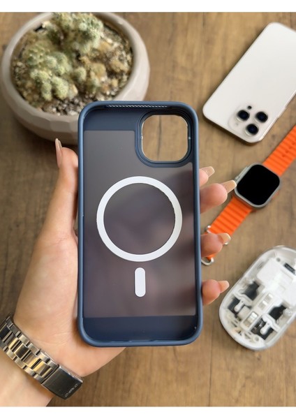 iPhone 15 Pro Max Magsafe Uyumlu Silikon Kılıf SOOCASE635