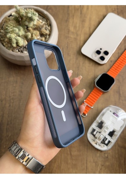 iPhone 13 Pro Max Magsafe Uyumlu Silikon Kılıf SOOCASE635