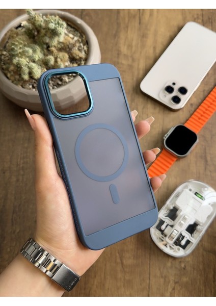 iPhone 13 Pro Max Magsafe Uyumlu Silikon Kılıf SOOCASE635