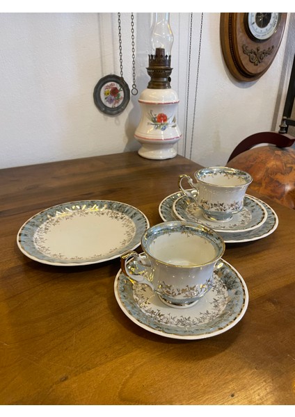 Antika Damgalı Çift Fincan modelleri