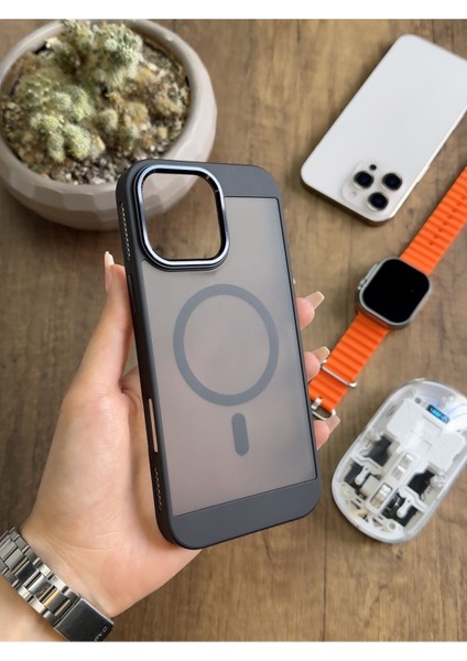 iPhone 16 Pro Max Magsafe Uyumlu Silikon Kılıf SOOCASE635